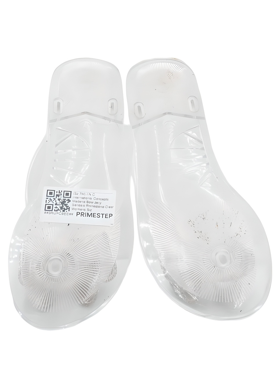 I.N.C. International Concepts Madena Bow Jelly Sandals Rhinestone Clear Size 7M - Picture 6 of 6
